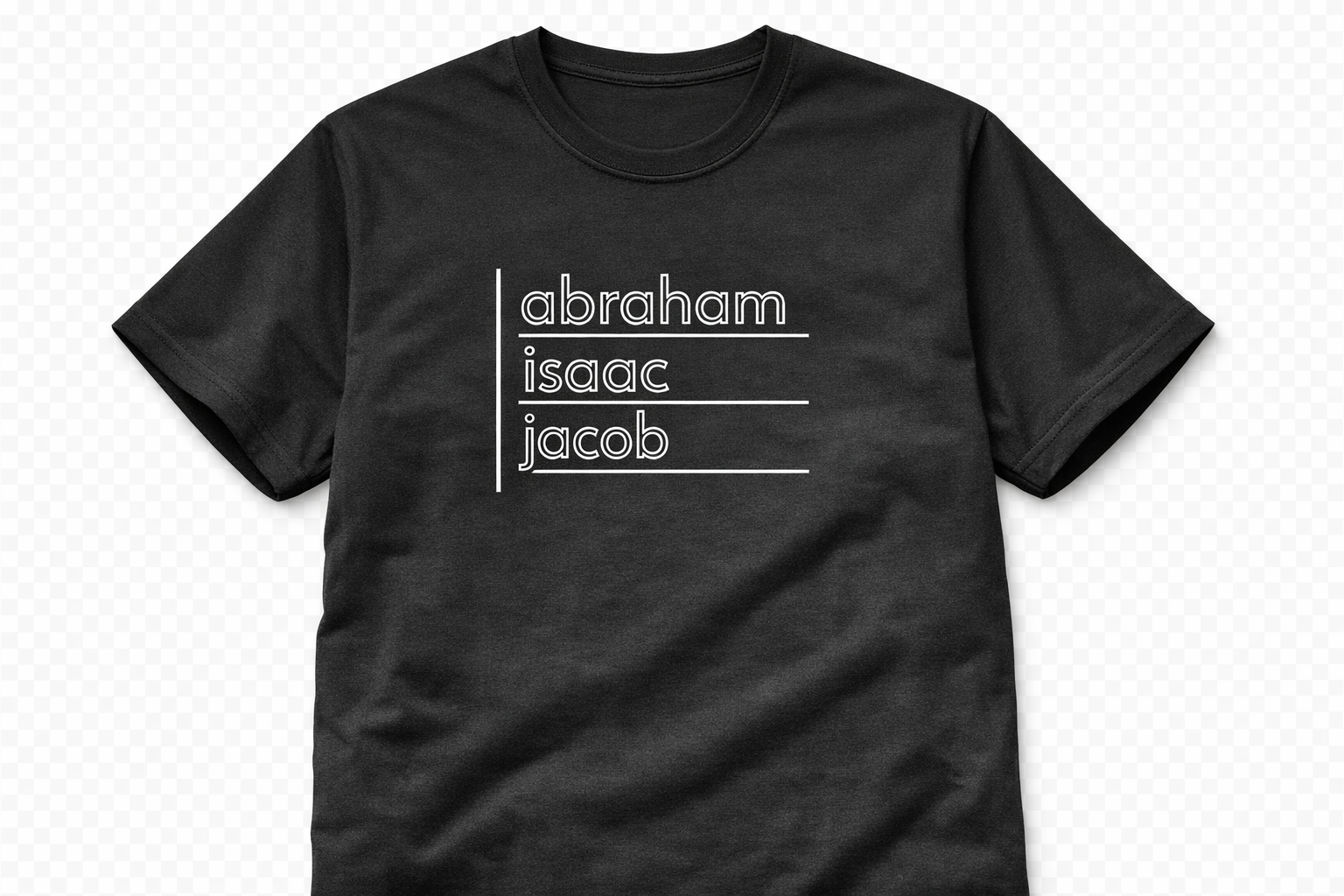 abraham, isaac, jacob tee